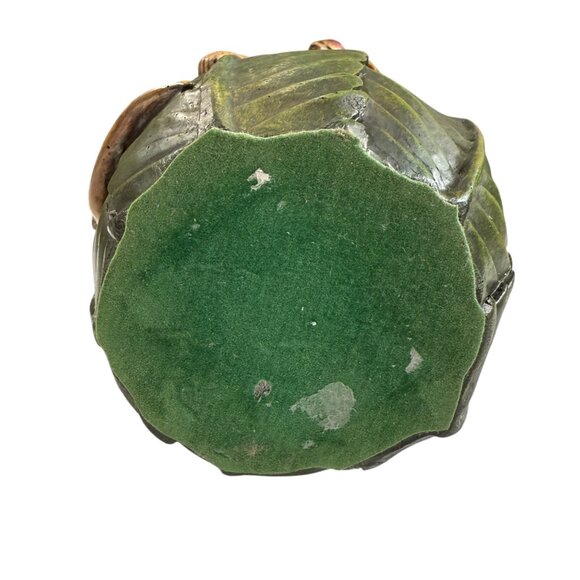 Cedar Creek Palm Vase Monkeys Bellhop Bananas Exotic Decor Jungle Tree Leaf - Picture 11 of 11